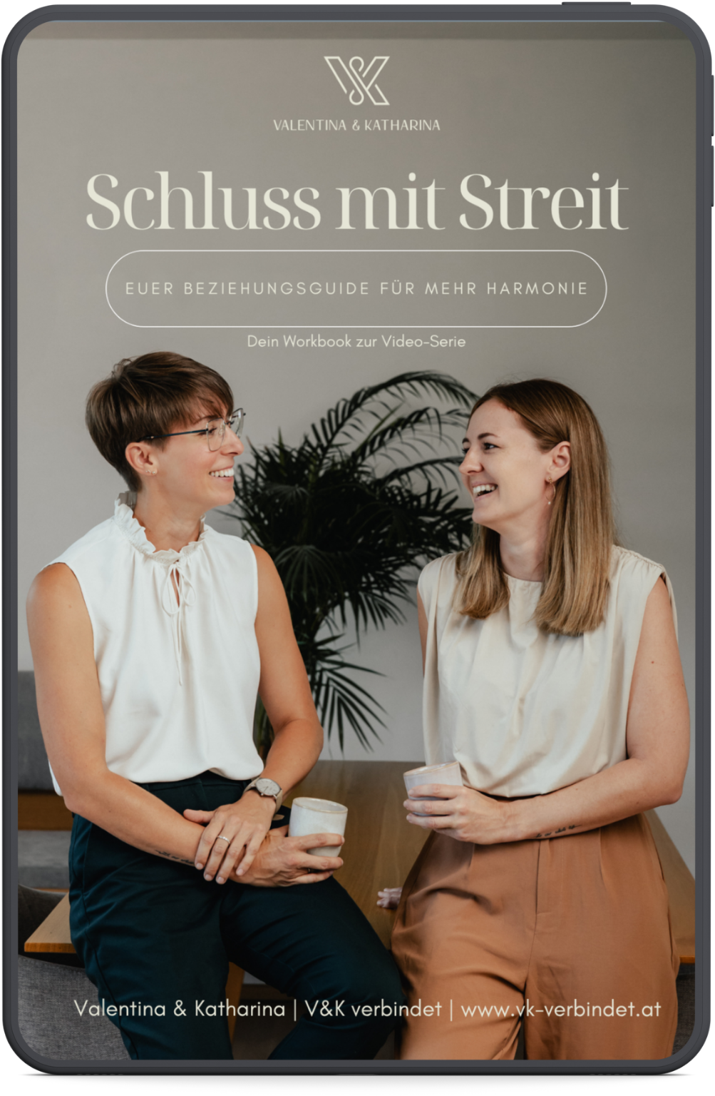 Vorschau des Workbooks „Schluss mit Streit“ auf einem Tablet